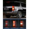 imageNilight Taillight Assembly Compatible With 2007 2008 2009 2010 2011 2012 2013 2014 Chevy Chevrolet Tahoe Suburban Tail Lights Rear Lamps Replacement Passenger Side Dark RedSmokePassenger Side