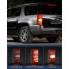imageNilight Taillight Assembly Compatible With 2007 2008 2009 2010 2011 2012 2013 2014 Chevy Chevrolet Tahoe Suburban Tail Lights Rear Lamps Replacement Passenger Side Dark RedSmokeDriver Side