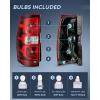 imageNilight Taillight Assembly Compatible With 2007 2008 2009 2010 2011 2012 2013 2014 Chevy Chevrolet Tahoe Suburban Tail Lights Rear Lamps Replacement Passenger Side Dark RedRedPair
