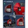 imageNilight Taillight Assembly Compatible with 2007 2008 2009 2010 Jeep Compass Tail Light OE Style Rear Lamp Replacement Driver Sidedriver side
