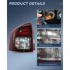 imageNilight Taillight Assembly Compatible with 2007 2008 2009 2010 Jeep Compass Tail Light OE Style Rear Lamp Replacement Driver Sidepair of driver and passenger side