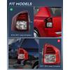 imageNilight Taillight Assembly Compatible with 2007 2008 2009 2010 Jeep Compass Tail Light OE Style Rear Lamp Replacement Driver Sidepair of driver and passenger side