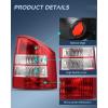 imageNilight Taillight Assembly Compatible with 2007 2008 2009 2010 Jeep Compass Tail Light OE Style Rear Lamp Replacement Driver Sidepassenger side