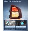 imageNilight Taillight Assembly Compatible with 2007 2008 2009 2010 Jeep Compass Tail Light OE Style Rear Lamp Replacement Driver Sidepassenger side