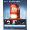 imageNilight Taillight Assembly Compatible with 2009 2010 2011 2012 2013 2014 2015 2016 2017 2018 Dodge Ram 1500 20102018 Ram 2500 3500 Incandescent Type Upgrade LED Tail Lights Rear Brake LampsDark RedPassenger Side