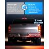 imageNilight Taillight Assembly Compatible with 2009 2010 2011 2012 2013 2014 2015 2016 2017 2018 Dodge Ram 1500 20102018 Ram 2500 3500 Incandescent Type Upgrade LED Tail Lights Rear Brake LampsLED BlackC Shape