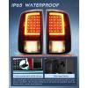 imageNilight Taillight Assembly Compatible with 2009 2010 2011 2012 2013 2014 2015 2016 2017 2018 Dodge Ram 1500 20102018 Ram 2500 3500 Incandescent Type Upgrade LED Tail Lights Rear Brake LampsLED BlackC Shape