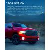 imageNilight Taillight Assembly Compatible with 2009 2010 2011 2012 2013 2014 2015 2016 2017 2018 Dodge Ram 1500 20102018 Ram 2500 3500 Incandescent Type Upgrade LED Tail Lights Rear Brake LampsBlack Housing  Clear Reflector