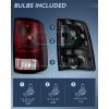 imageNilight Taillight Assembly Compatible with 2009 2010 2011 2012 2013 2014 2015 2016 2017 2018 Dodge Ram 1500 20102018 Ram 2500 3500 Incandescent Type Upgrade LED Tail Lights Rear Brake LampsDark RedPassenger Side