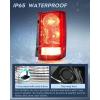 imageNilight Taillight Assembly Compatible with 2009 2010 2011 2012 2013 2014 2015 Honda Pilot Red Clear Tail Lights Rear Lamp Replacement OE Style Driver Side wBulbsRed
