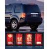 imageNilight Taillight Assembly Compatible with 2009 2010 2011 2012 2013 2014 2015 Honda Pilot Red Clear Tail Lights Rear Lamp Replacement OE Style Driver Side wBulbsRed