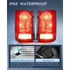 imageNilight Taillight Assembly Compatible with 2009 2010 2011 2012 2013 2014 2015 Honda Pilot Red Clear Tail Lights Rear Lamp Replacement OE Style Driver Side wBulbsRed