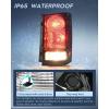 imageNilight Taillight Assembly Compatible with 2009 2010 2011 2012 2013 2014 2015 Honda Pilot Red Clear Tail Lights Rear Lamp Replacement OE Style Driver Side wBulbsSmoke