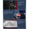 imageNilight Taillight Assembly Compatible with 2009 2010 2011 2012 2013 2014 2015 Honda Pilot Red Clear Tail Lights Rear Lamp Replacement OE Style Driver Side wBulbsSmoke