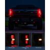 imageNilight Taillight Assembly Compatible with 2009 2010 2011 2012 2013 2014 Ford F150 Incandescent Type Styleside Upgrade LED Tube tail lights Rear Brake LampsLED BlackC Shape