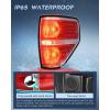 imageNilight Taillight Assembly Compatible with 2009 2010 2011 2012 2013 2014 Ford F150 Incandescent Type Styleside Upgrade LED Tube tail lights Rear Brake LampsChromePassenger Side