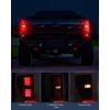 imageNilight Taillight Assembly Compatible with 2009 2010 2011 2012 2013 2014 Ford F150 Incandescent Type Styleside Upgrade LED Tube tail lights Rear Brake LampsLED Smoke