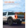 imageNilight Taillight Assembly Compatible with 2009 2010 2011 2012 2013 2014 Ford F150 Incandescent Type Styleside Upgrade LED Tube tail lights Rear Brake LampsBlackPair of Driver and Passenger Side
