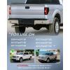imageNilight Taillight Assembly Compatible with 2009 2010 2011 2012 2013 2014 Ford F150 Incandescent Type Styleside Upgrade LED Tube tail lights Rear Brake LampsLED Smoke