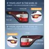 imageNilight Taillight Assembly Compatible with 2017 2018 2019 Ford Escape Kuga Inner Rear Lamp Replacement OE Style LED and halogen bulbs Driver SidePair of Driver and Passenger Side