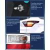 imageNilight Taillight Assembly Compatible with 2017 2018 2019 Ford Escape Kuga Inner Rear Lamp Replacement OE Style LED and halogen bulbs Driver SidePassenger Side