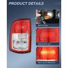 imageNilight Taillight Assembly Compatible with 2019 2020 2021 2022 2023 Dodge Ram 2500 20192023 Dodge Ram 3500 Red Bezel Tail Light OE Style Rear Lamp Replacement Driver and Passenger SidePair of Driver and Passenger Side