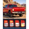 imageNilight Taillight Assembly Compatible with 2019 2020 2021 2022 2023 Dodge Ram 2500 20192023 Dodge Ram 3500 Red Bezel Tail Light OE Style Rear Lamp Replacement Driver and Passenger SidePair of Driver and Passenger Side