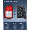 imageNilight Taillight Assembly Compatible with 2019 2020 2021 2022 2023 Dodge Ram 2500 20192023 Dodge Ram 3500 Red Bezel Tail Light OE Style Rear Lamp Replacement Driver and Passenger SideDriver Side