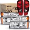 Chrome Housing + Amber Reflector w/Tailight