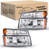 Chrome Housing + Amber Reflector
