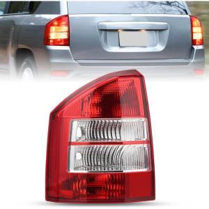imageNilight Taillight Assembly Compatible with 2007 2008 2009 2010 Jeep Compass Tail Light OE Style Rear Lamp Replacement Driver Sidedriver side