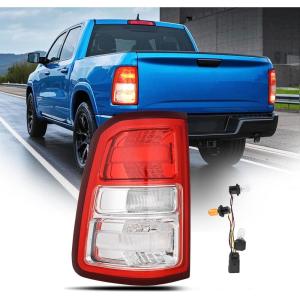 imageNilight Taillight Assembly Compatible with 2019 2020 2021 2022 2023 Dodge Ram 2500 20192023 Dodge Ram 3500 Red Bezel Tail Light OE Style Rear Lamp Replacement Driver and Passenger SideDriver Side