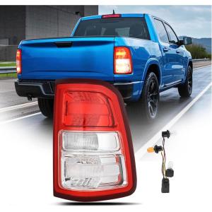 imageNilight Taillight Assembly Compatible with 2019 2020 2021 2022 2023 Dodge Ram 2500 20192023 Dodge Ram 3500 Red Bezel Tail Light OE Style Rear Lamp Replacement Driver and Passenger SidePassenger Side