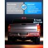 imageNilight Headlight Assembly 2009 2010 2011 2012 2013 2014 2015 2016 2017 2018 Ram 1500 2500 3500 Pickup Quad Headlamp Assembly Replacement Black Housing Amber Corner Clear LensOnly for Quad ModelsLED Red