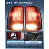 imageNilight Headlight Assembly 2009 2010 2011 2012 2013 2014 2015 2016 2017 2018 Ram 1500 2500 3500 Pickup Quad Headlamp Assembly Replacement Black Housing Amber Corner Clear LensOnly for Quad ModelsDark Red