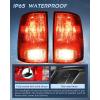 imageNilight Headlight Assembly 2009 2010 2011 2012 2013 2014 2015 2016 2017 2018 Ram 1500 2500 3500 Pickup Quad Headlamp Assembly Replacement Black Housing Amber Corner Clear LensOnly for Quad ModelsRed