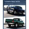 imageNilight Headlight Assembly 2009 2010 2011 2012 2013 2014 2015 2016 2017 2018 Ram 1500 2500 3500 Pickup Quad Headlamp Assembly Replacement Black Housing Amber Corner Clear LensOnly for Quad ModelsChrome Housing  Amber Reflector wTailight