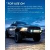 imageNilight Headlight Assembly 2009 2010 2011 2012 2013 2014 2015 2016 2017 2018 Ram 1500 2500 3500 Pickup Quad Headlamp Assembly Replacement Black Housing Amber Corner Clear LensOnly for Quad ModelsChrome Housing  Amber Reflector