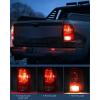 imageNilight Headlight Assembly 2009 2010 2011 2012 2013 2014 2015 2016 2017 2018 Ram 1500 2500 3500 Pickup Quad Headlamp Assembly Replacement Black Housing Amber Corner Clear LensOnly for Quad ModelsRedPassenger Side