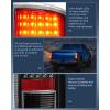 imageNilight Headlight Assembly 2009 2010 2011 2012 2013 2014 2015 2016 2017 2018 Ram 1500 2500 3500 Pickup Quad Headlamp Assembly Replacement Black Housing Amber Corner Clear LensOnly for Quad ModelsLED Black