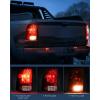 imageNilight Headlight Assembly 2009 2010 2011 2012 2013 2014 2015 2016 2017 2018 Ram 1500 2500 3500 Pickup Quad Headlamp Assembly Replacement Black Housing Amber Corner Clear LensOnly for Quad ModelsDark RedDriver Side