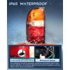 imageNilight Taillight Assembly Compatible with 1995 1996 1997 1998 1999 2000 Toyota Tacoma Rear Tail Light Lamp Replacement OE Style Driver Side and Passenger SideRed Amber Clear Lens