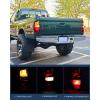 imageNilight Taillight Assembly Compatible with 1995 1996 1997 1998 1999 2000 Toyota Tacoma Rear Tail Light Lamp Replacement OE Style Driver Side and Passenger SideRed Amber Clear Lens