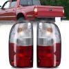 imageNilight Taillight Assembly Compatible with 1995 1996 1997 1998 1999 2000 Toyota Tacoma Rear Tail Light Lamp Replacement OE Style Driver Side and Passenger SideRed Clear Lens