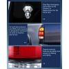 imageNilight Taillight Assembly Compatible with 2000 2001 2002 2003 2004 2005 2006 Toyota Tundra Tail Light OE Style Rear Lamp Replacement Left Driver SidePair of Driver and Passenger Side