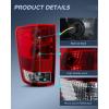 imageNilight Taillight Assembly Compatible with 2004 2005 2006 2007 2008 2009 2010 2011 2012 2013 2014 2015 Nissan Titan Tail Light OE Style Rear Lamp Replacement Passenger Side Red LensPairRed