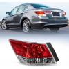 imageNilight Taillight Assembly Compatible with 2006 2007 Honda Accord 4 Door Sedan Excluding Hybrid Rear Lamp Replacement OE Style Driver SideDriver Side