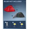 imageNilight Taillight Assembly Compatible with 2006 2007 Honda Accord 4 Door Sedan Excluding Hybrid Rear Lamp Replacement OE Style Driver SidePair of Driver and Passenger Side