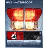 imageNilight Taillight Assembly Compatible with 2007 2008 2009 2010 2011 2012 2013 Toyota Tundra Rear Tail Light Lamp Replacement OE Style Right Passenger SideDriver and Passenger Side
