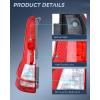 imageNilight Taillight Assembly Compatible with 2007 2008 2009 2010 2011 Honda CRV Tail Light OE Style Rear Lamp Replacement Driver Side